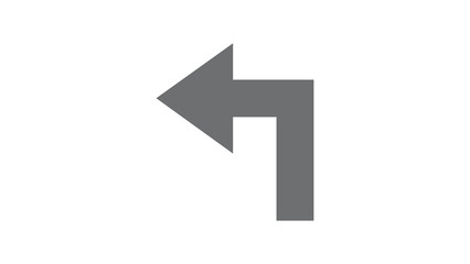 left turn arrow sign