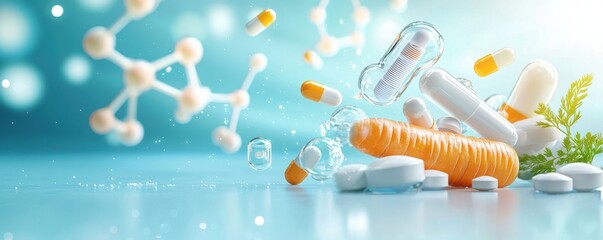 Exploring the intersection of biology and food science in a modern lab with pharmaceuticals innovative research environment scientific perspective