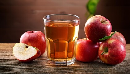apple juice and apples