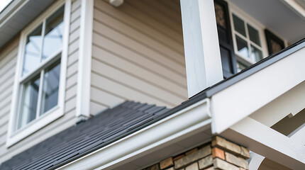 Residential Exterior: Window, Siding, and Roof Detail