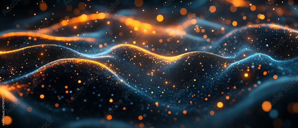 Poster a creative ai brain design, with glowing nodes and digital connections, symbolizing the rapid evolut