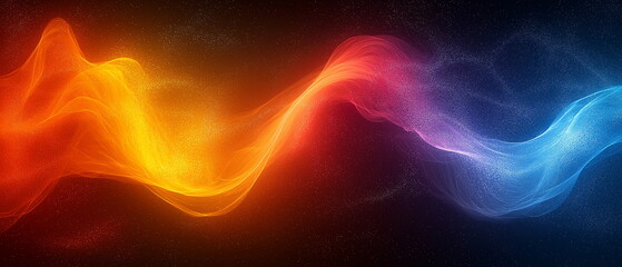 Fototapeta premium Harmony of forms and textures. Noise - Fractal noise with dynamic texture. Refrac_004