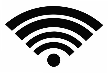 wifi  silhouette vector
