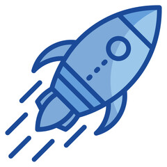 Rocket  Icon Element For Design