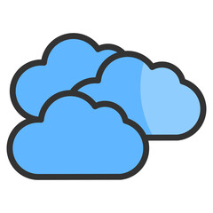 Cloud  Icon Element For Design