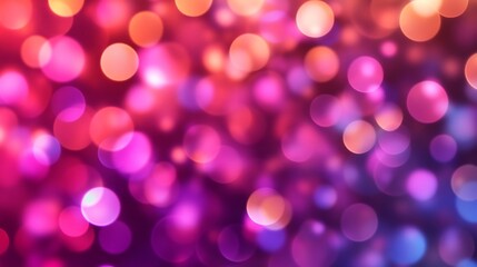 Blurred Fireworks Lighting Up the Night Sky with Festive Excitement