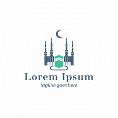 Fototapeta premium Islamic logo design. Mosque logo. Islam logo