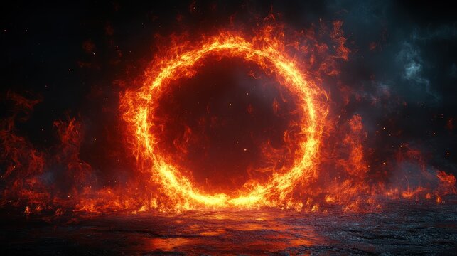 Red neon glowing frame isolated on black background. Perfect for design, technology, and futuristic themes - Powered by Adobe