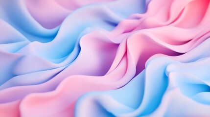 Fototapeta premium Luminescent Pastel Waves:A Serene and Ethereal Abstract Design
