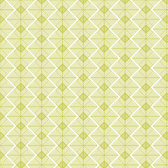 Golden lines on white background seamless vector pattern. Weaved lines and rhombuses geometric texture. Abstract diamond pattern background.
