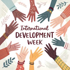 international development week, Social Media Poster