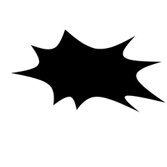 silhouette of dynamic Comic Elements