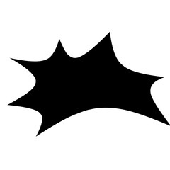 silhouette of dynamic Comic Elements