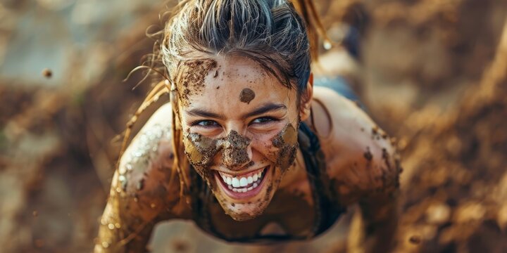 Muddy Marathon: A Triumphant Smile