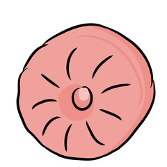 multicolor Pillows in flat cartoon style