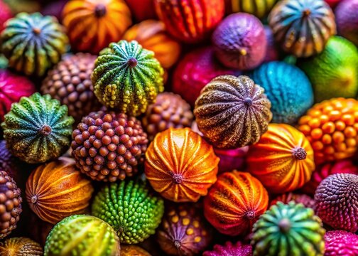 Extreme Close-Up of Aaruul Seeds, Detailed Macro Photography of Tiny Seeds