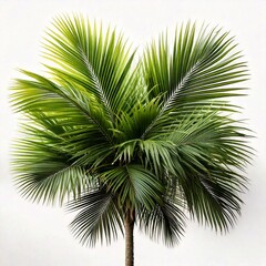 palm tree isolated on white background