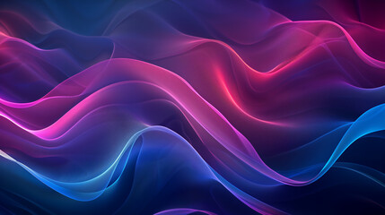 Abstract Colorful Wave Pattern Illustration with Flowing Lines and Dynamic Gradient Design