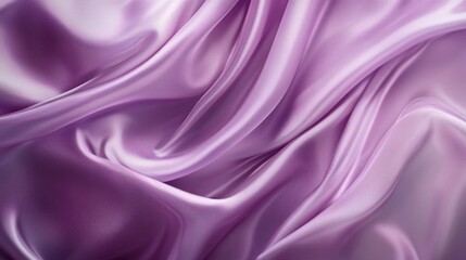 Detailed glossy abstract liquid silk fabric texture background in motion moment, Purple silk satin fabric. Neural network AI generated art