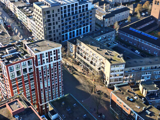 Fototapeta premium Bird's Eye View of Nijmegen City Center.