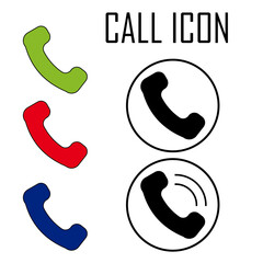 call icon set