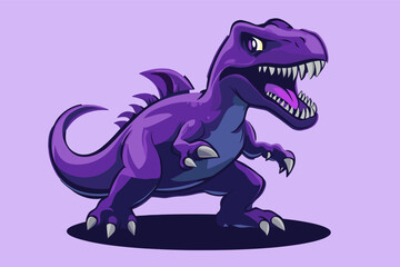 Fototapeta premium dinosaurs cartoon vector icon illustration