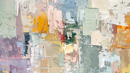 Abstract Pastel Oil Painting Texture
