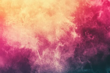 Digital noise and vibrant pink and yellow gradient