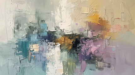 Abstract Pastel Oil Painting Texture
