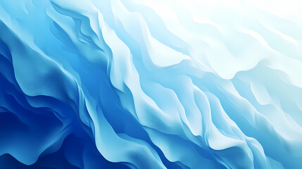 Obraz premium Simple blue and white gradient background for designs. Shadowmoss. Illustration