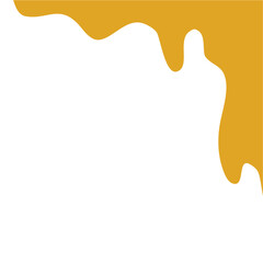 Cheese liquid drop border