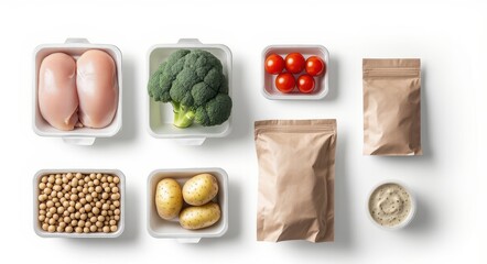 Fresh & Ready Meal Kit Ingredients for a Perfect Meal.