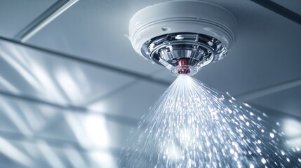 Ceiling Sprinkler System Water Spray Fire Suppression Safety