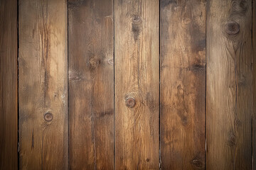 Obraz premium Vintage wooden background with a beautiful wood texture for design and decoration, Light brown natural wood texture, old oak table, texture of walnut wood, wooden texture. Generative Ai