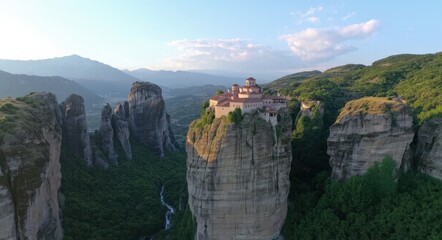 Hidden Cliffside Monastery.
