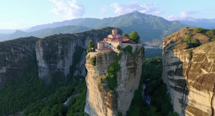 Hidden Cliffside Monastery.
