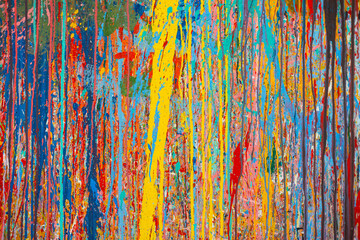 Dynamic abstract art features bold paint splatters and drip painting, creating a textured, vibrant color composition for artistic expression, modern art, and creative splash in designs and posters.
