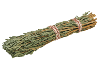 Cedar smudge stick, isolated