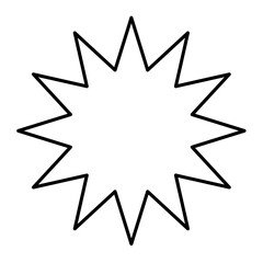 price sticker  sale or discount sticker  sunburst badges