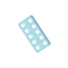 Medicine pill bottle icon flat vector design