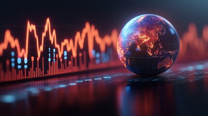 Global Economic Trends Visualization with Abstract Data Graphs