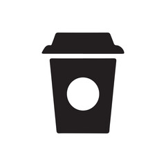 black filled bin icon silhouette vector arts 