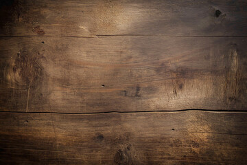 Naklejka premium Vintage wooden background with a beautiful wood texture for design and decoration, Light brown natural wood texture, old oak table, texture of walnut wood, wooden texture. Generative Ai