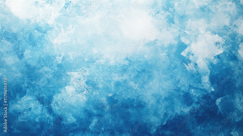 Poster high resolution textural background in shades of blue with soft abstract patterns ideal for branding