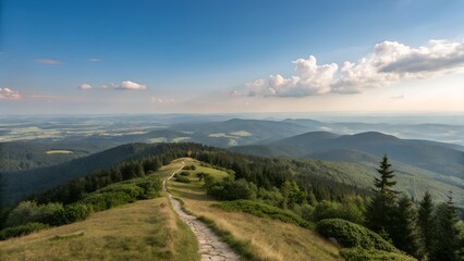 panorama of the mountains