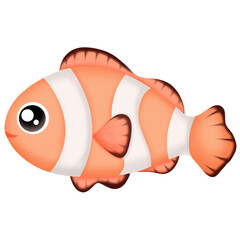 Clownfish fish