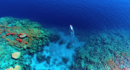 Obraz premium Vibrant Coral Reef Ecosystem.