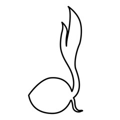 scout day coconut shoots vector