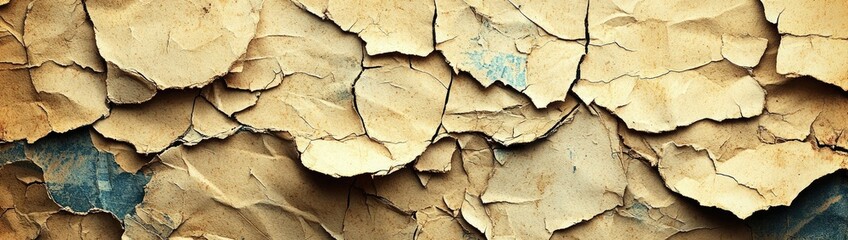 Fototapeta premium Distressed Vintage Paper Texture: Timeless Grunge and Aged Elegance