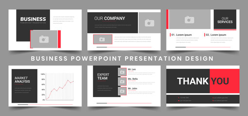 Design template for PowerPoint and Keynote presentations. Creative corporate PowerPoint presentation slide template. Use for trendy keynote presentation background and brochure design Business Slides.